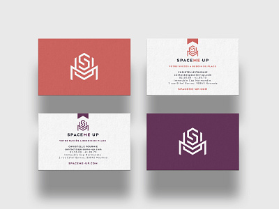 SpaceMe•Up - Business cards branding business card design logo logo design