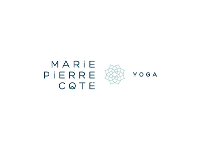 Logo - Marie-Pierre Côté Yoga brand branding logo logo design