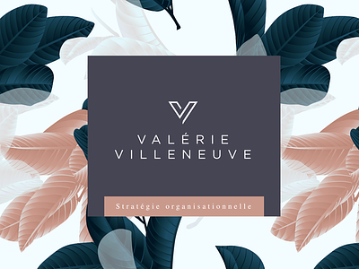 Logo and texture - Valérie Villeneuve branding logo logo design texture