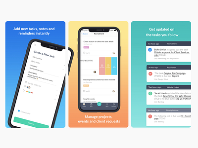 Workast Mobile App android ios mobile app mobile design mobile ui task manager ui workast
