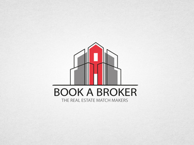 Book A Brocker Logo logo real estate