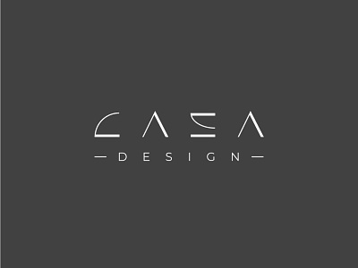 CASA Logo Concept casa design interior design logo logomark logotype simple simple logo
