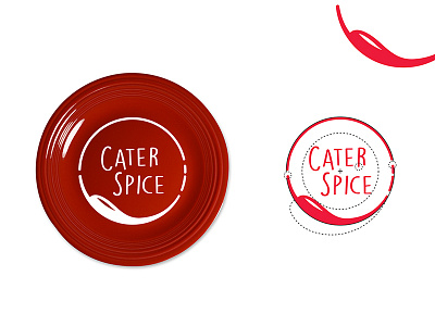Cater Spice Metrics branding cater delivery food logo metrics online catering spice