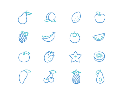fruit icon icon illustration ui