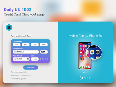 Credit Card Checkout Page