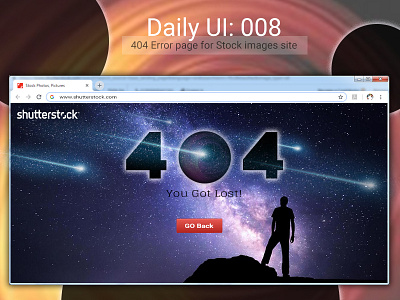 404 Page Design