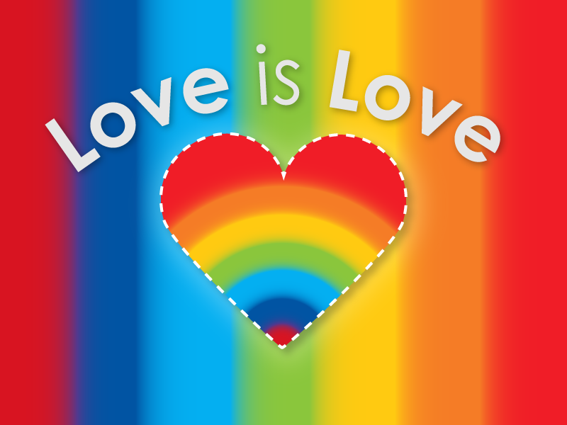 Pride Month - Love is Love vector concept minimal grid icon illustrator dailyuichallenge self-taught layout designer photoshop graphic design graphic dailyui design
