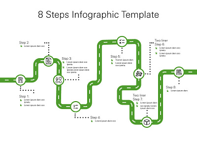 8 Steps Infographic Template