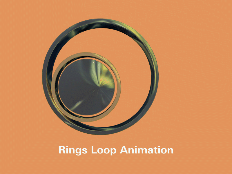 Ring Loop Animation 3d 3d animation aftereffects animation cinema4d design graphic self taught