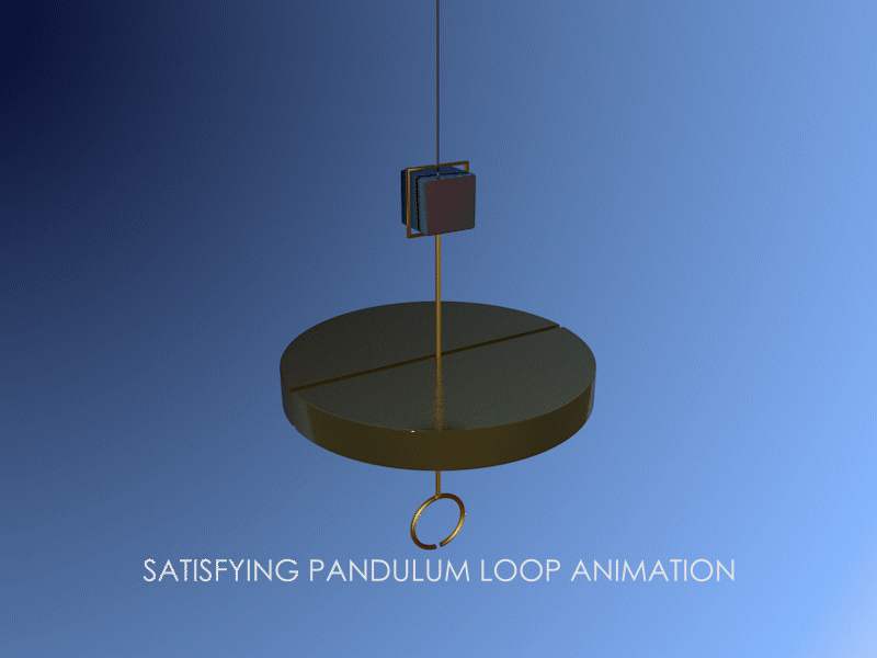 Satisfying Pendulum Loop Animation