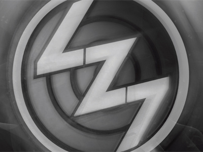 LZ7 blur grey grunge logo lz7 metal shadow smoke