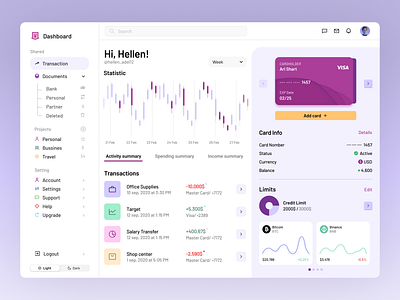 Exploration of Dashboard for Digital Banking