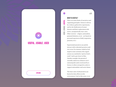 Reading app concept