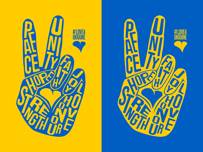 My first shot showing #Love4Ukraine design illustration typography