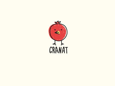Garnet bird bird garnet granat line logo red style symbol
