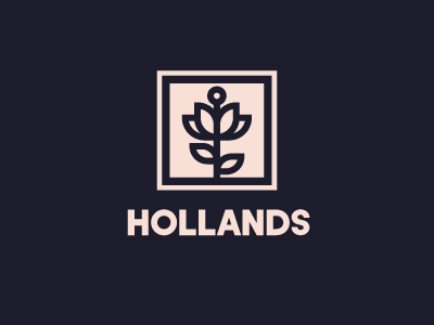 Hollands exotic flower flowers hollands logo logos symbol symbols