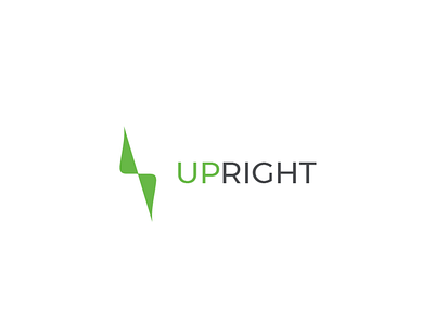 Upright Logo branding identity logo logomark