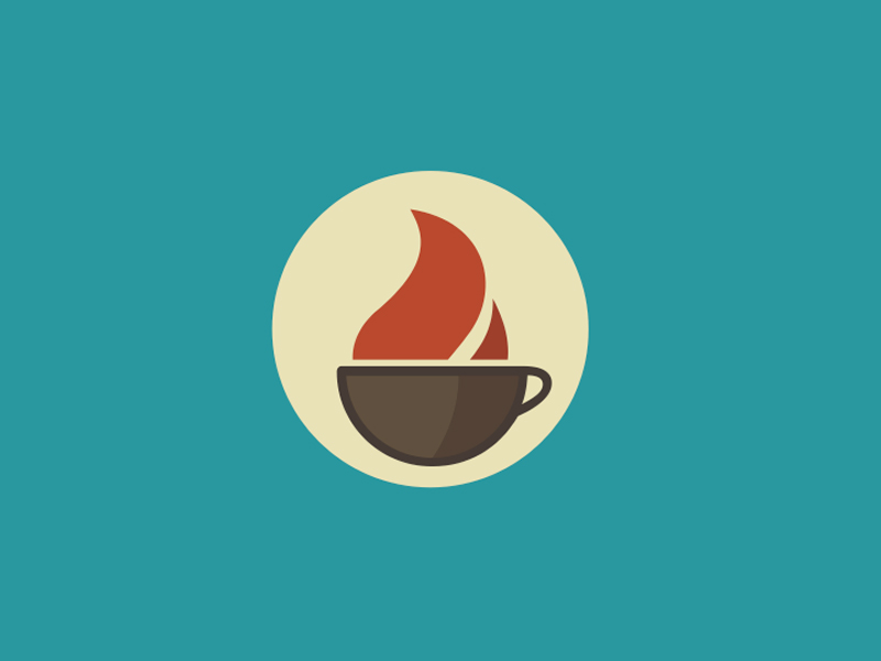Coffee Cup Logo by Paul C Pederson on Dribbble