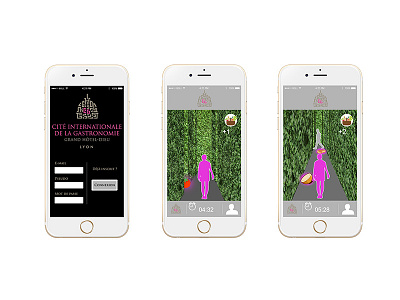 Ludinomie app design event food game graphic graphique mobile smartphone time