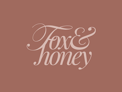 Fox Honey Main Logo Design logo logo design. design