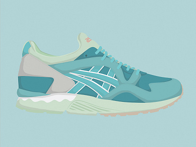 Asics x RF asics design graphicdesign illustration nike prints ronniefieg sneakerart sneakerprints sneakers vector