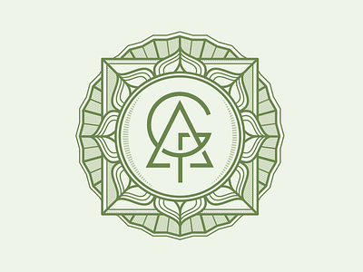 All Gods Garden allgods badge branding garden illustration lettering logo