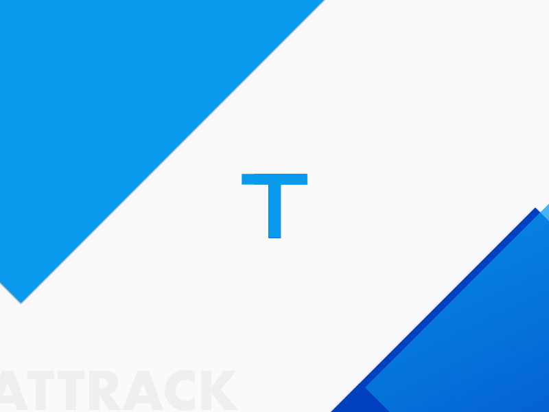 Attrack-Attendance Tracking animation app logo attendance check logo trust