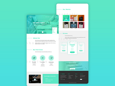 Mo-Design Design Agency Landing Page