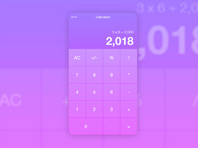 Calculator UI Design