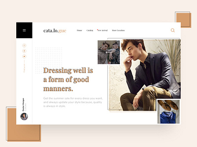 Cata.lo.gue Fashion Website Exploration 1.0