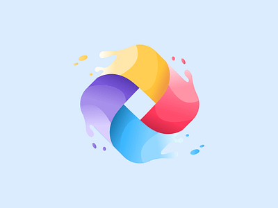 Pinwheel branding colorfull design icon illustration illustrator vector