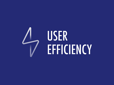 User efficiency - Logo 1 Dark