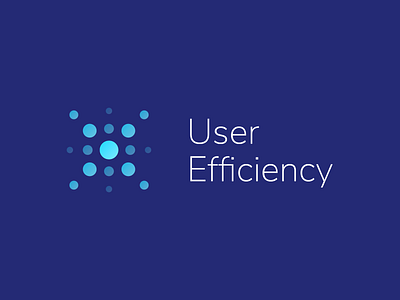 User efficiency - Logo 2 branding client connexion data design efficiency illustration illustrator light logo ui user ux vector web