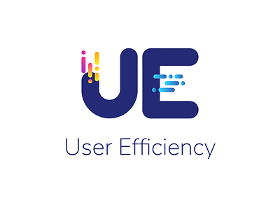 User efficiency - Logo 4 branding data design efficiency illustrator logo transfer ui user ux vector web