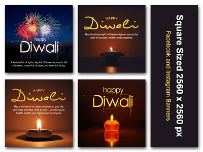 Happy Diwali Social Media Banners banners deepawali diwali happy media posts social