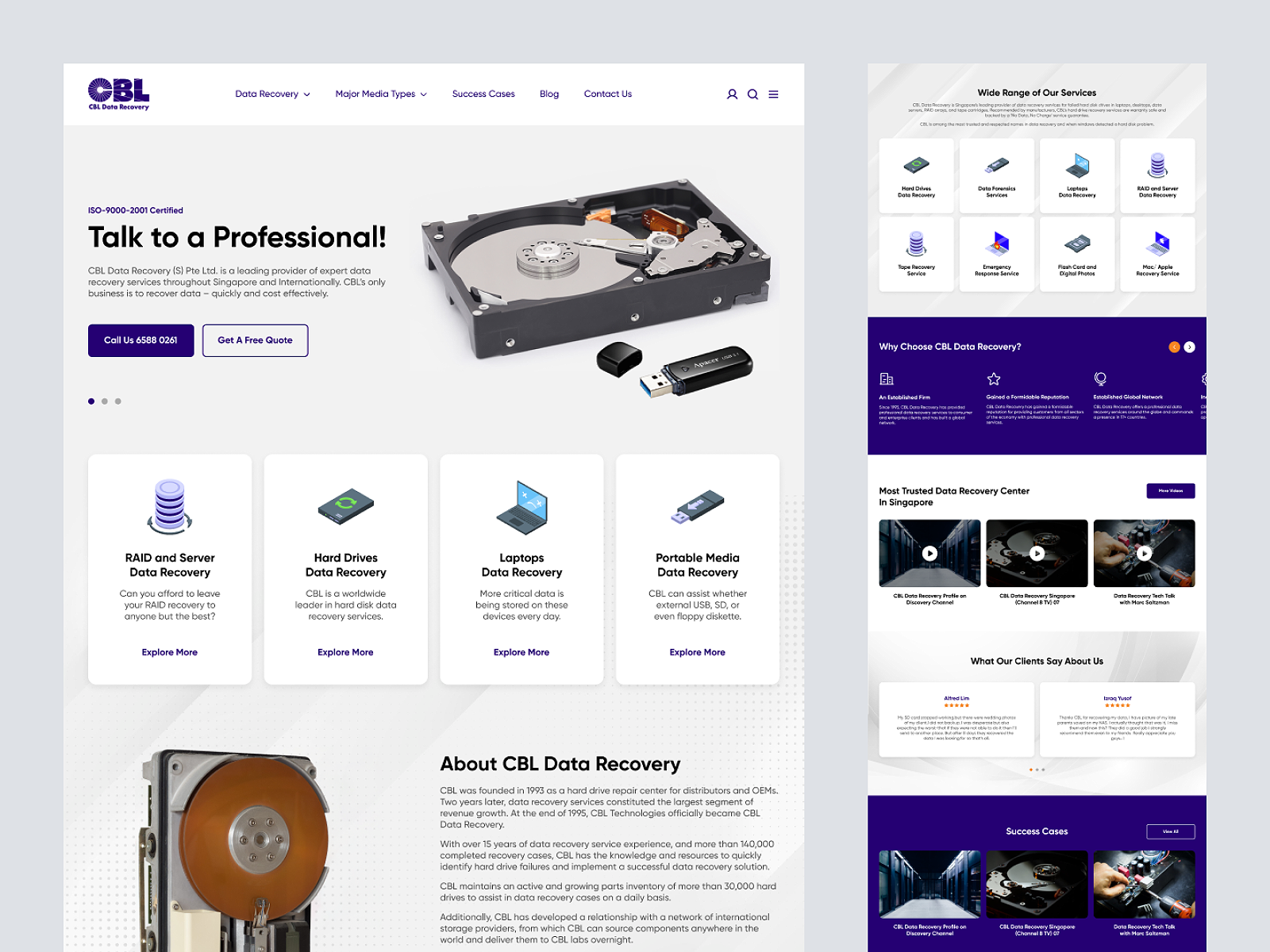 Cbl Data Recovery Landing Page Design By Deepain Jindal On Dribbble Cbl Data Recovery Landing Page Design By Deepain Jindal On Dribbble