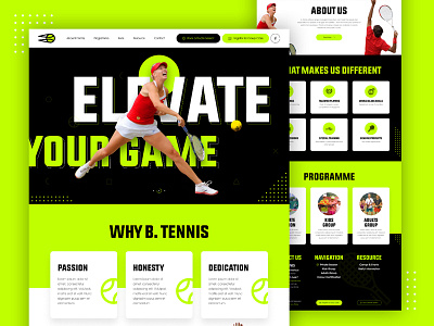 B Tennis Homepage academy coach sports tennis