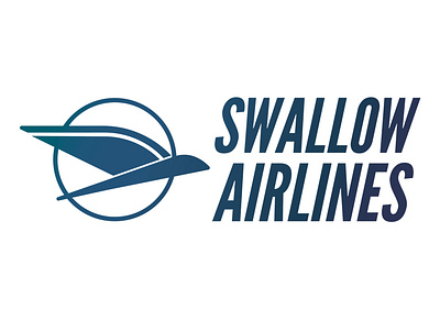 Swallow Airlines Logo adobe illustrator art artist branding colour design drawing gradient graphic design icon icondesign illustration illustrator logo logodesign logotype sketch typography vector