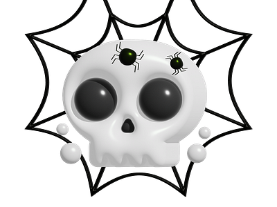 Cute Skull - Halloween Design