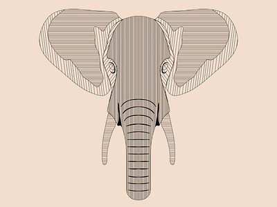 Art Lines Elephant animal art artist brand identity branding branding design design drawing elephant graphicdesign graphics illustration sketch vector vector art wwf