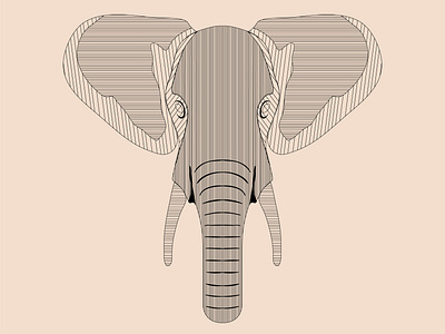 Art Lines Elephant