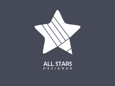 All Star Designer animated brand gif graphices logo loop motion pen