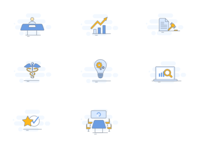 Icons for state portal icons infographic uidesign uikit