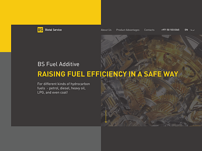 Biotal Service arabic design figma figmadesign fuel motors ui ux webdesign website