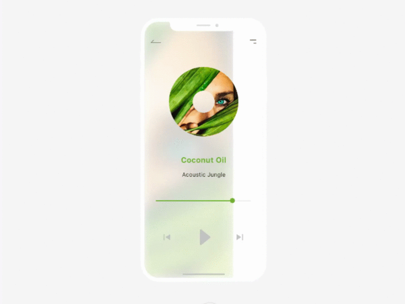Music Player Interaction 100daychallenge animation app dailyui dailyui 009 figma figmadesign interaction mobile music music player protopie ui uichallenge