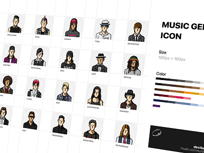 music genre icons