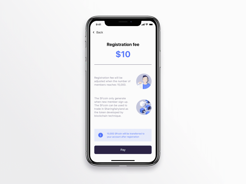 Payment Animation after effect animation app blue clean design gif iphone mobile pay payment registration sign up ui ux vector white