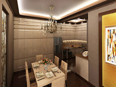 Kitchen Design 3dmax interiordesign kitchen vraylight