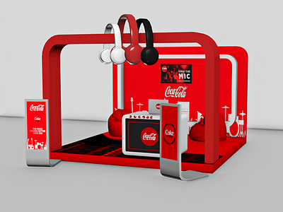 Coca Cola Music - 3D Stand Design Version - 2