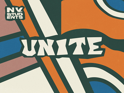 UNITE boho branding design illustration logo vector weird